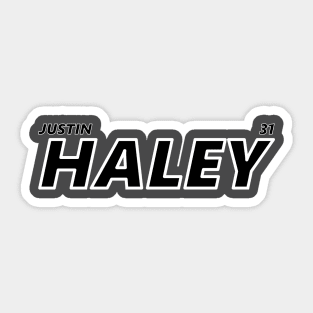 JUSTIN HALEY 2023 Sticker